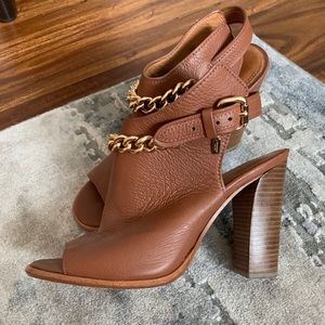 Coach leather heels